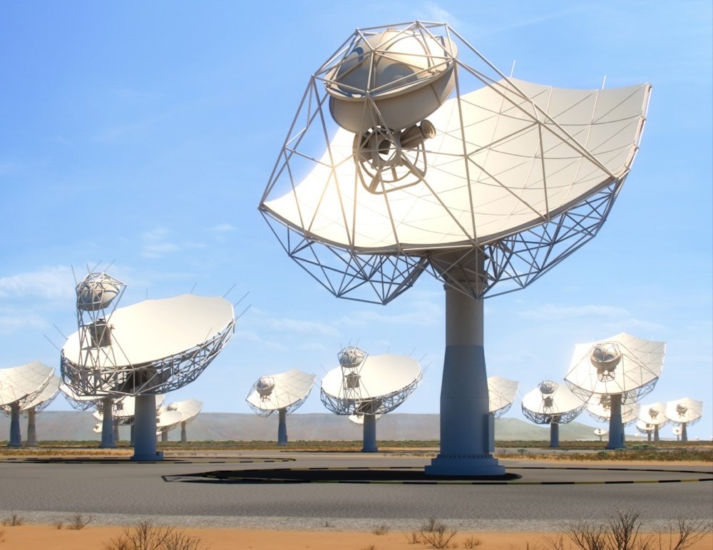 Largest radio telescopes: SKA (Credits: SKA Organisation)