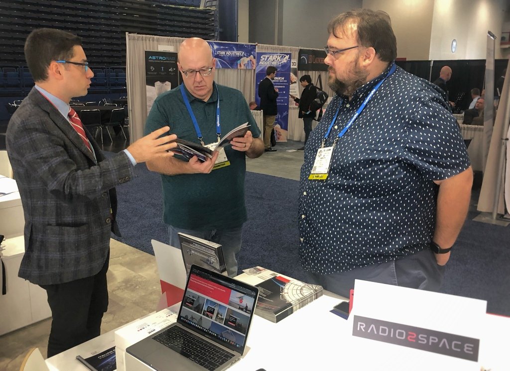 SpaceCom 2018: talking about our radio telescopes for satellite communications