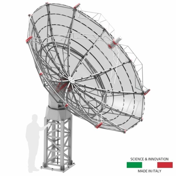 SPIDER 500A 5.0 meter diameter professional radio telescope