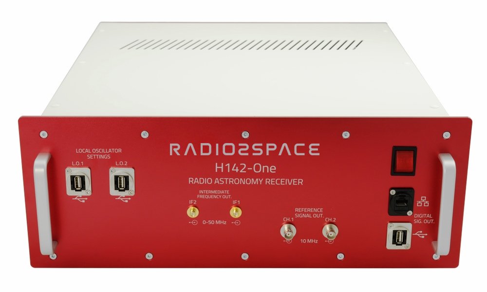 H142-One radio astronomy receiver, spectrometer and radiometer