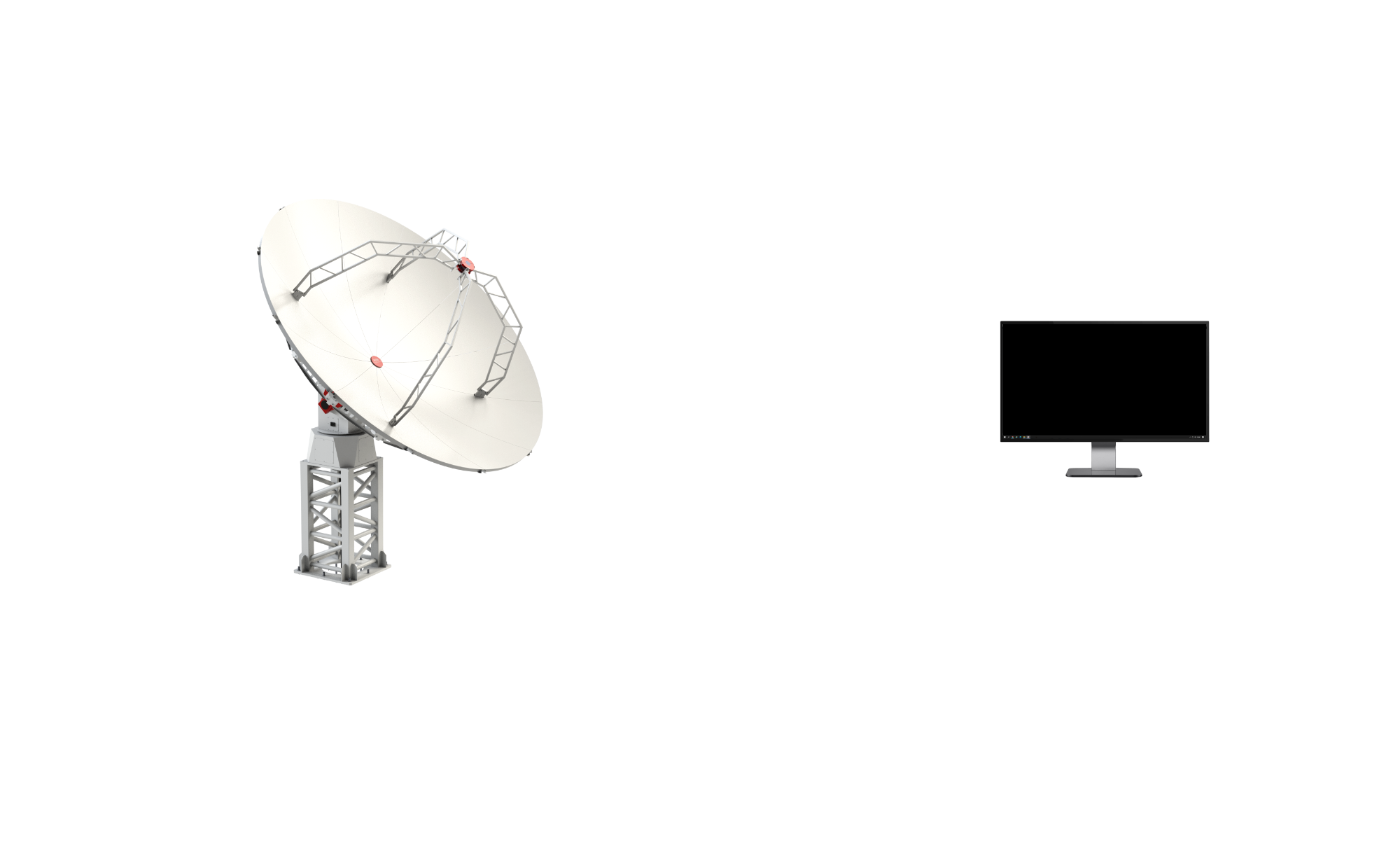 INTREPID 500-12 5.0m ground station antenna system for S/X-band