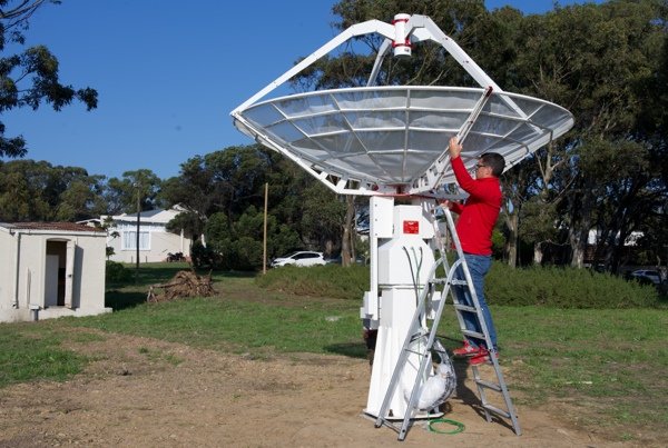 SPIDER 300A installato al South African Astronomical Observatory a Città del Capo