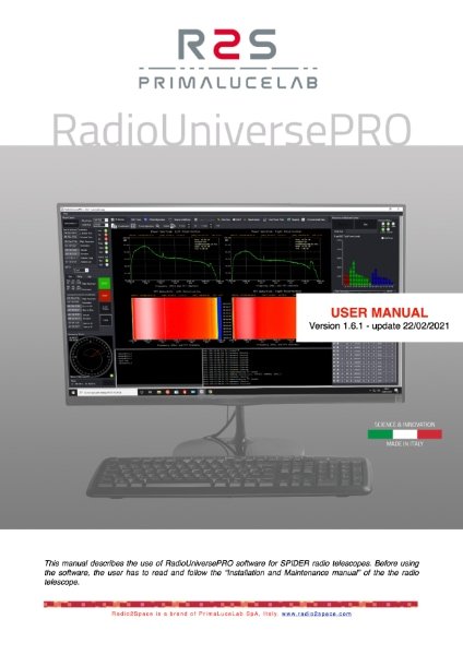 RadioUniversePRO user manual