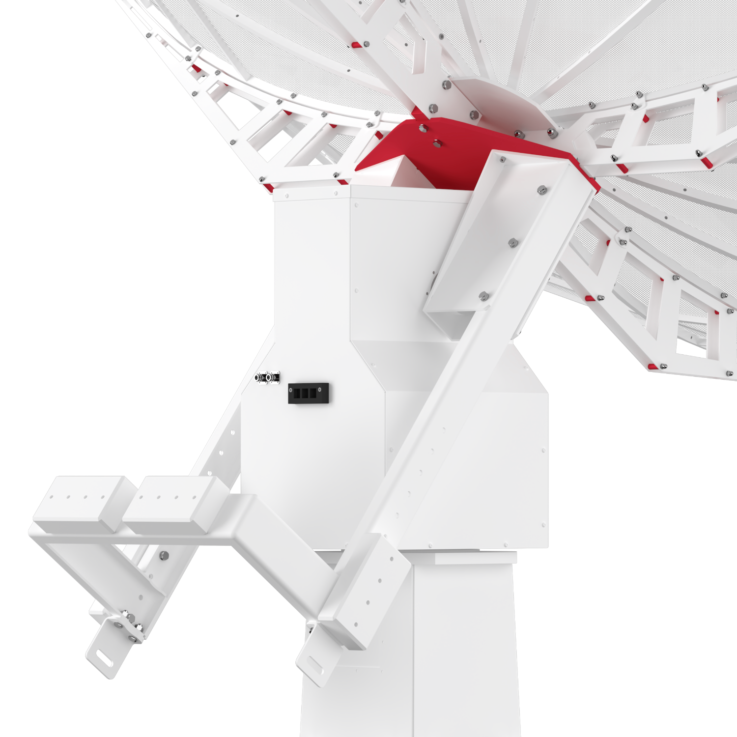 SPIDER 300A MarkII 3.0 meter diameter advanced radio telescope for radio astronomy: GS-100II weatherproof antenna tracking system
