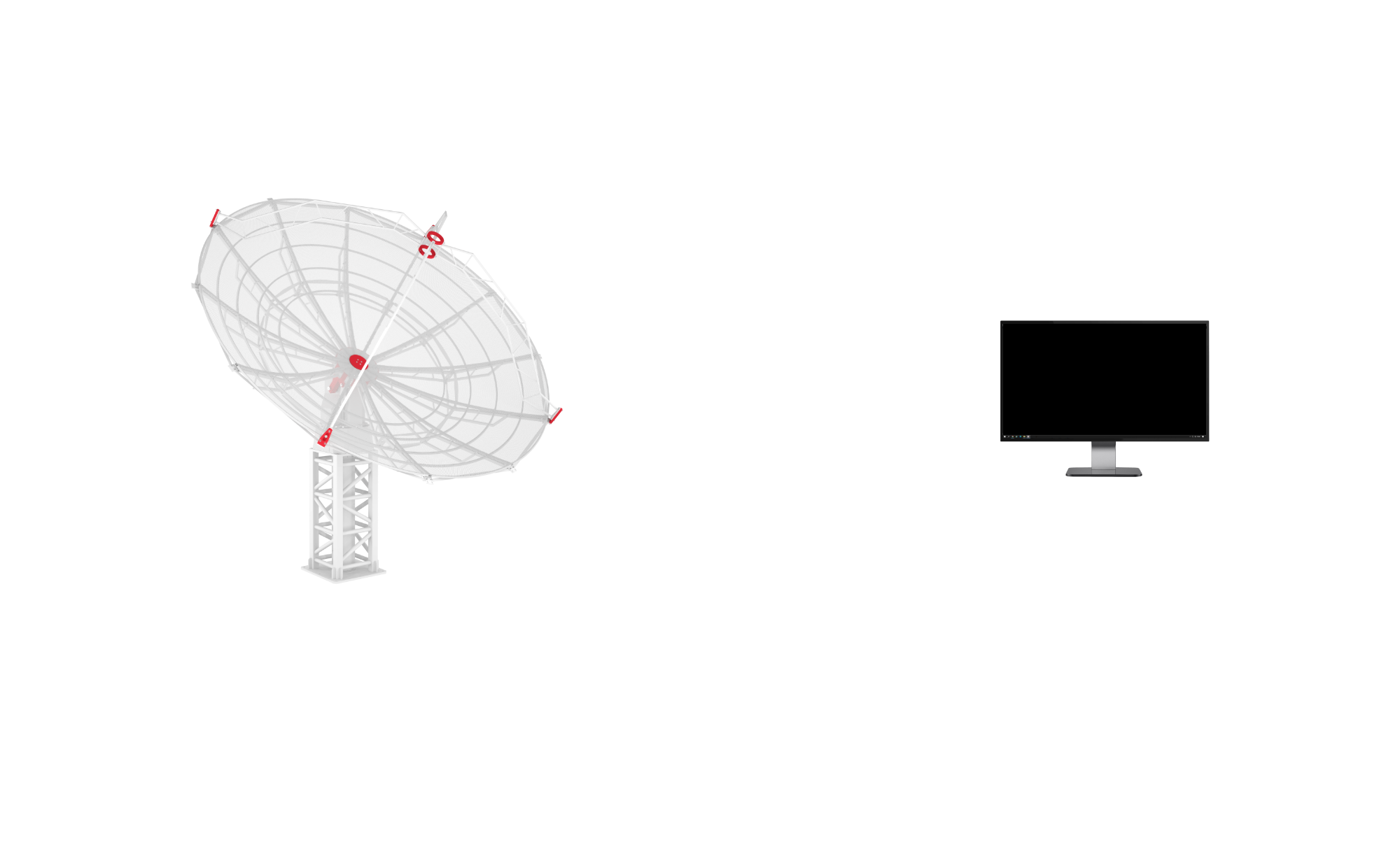 INTREPID 500-5 5.0m ground station antenna system for L/S-band