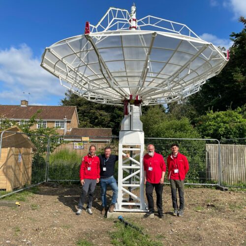 SPIDER 500A radio telescope installed in Eton College, UK