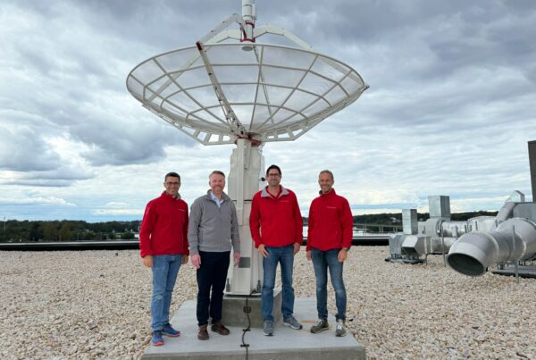 SPIDER 300A radio telescope installed at the U.S. Naval Academy, Annapolis, MD (USA)