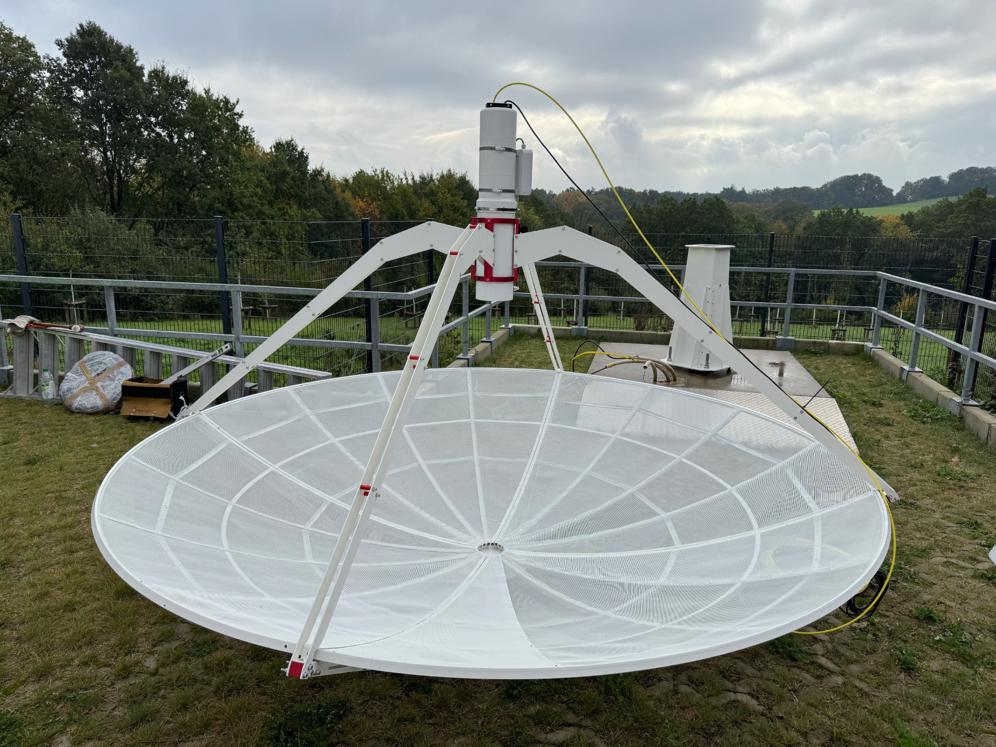 SPIDER 300A radio telescope installed in Ruhr-University Bochum (Germany)